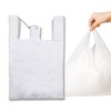Extra Large Opaque White Plastic Delivery Bags, 100 Count (26.5x47cm) 5L 2ea