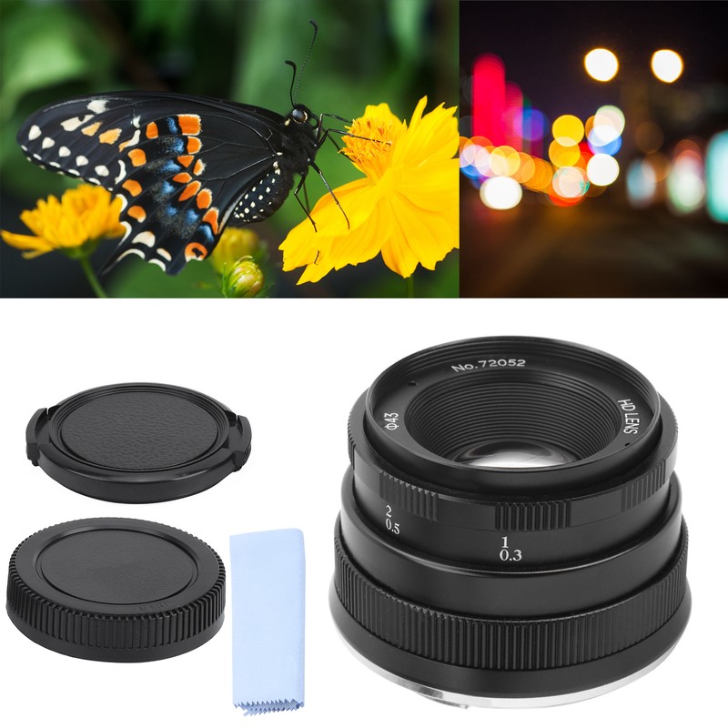 NEWYI 35mm F1.7 Large Aperture Portrait Fixed Focus Manual Lens