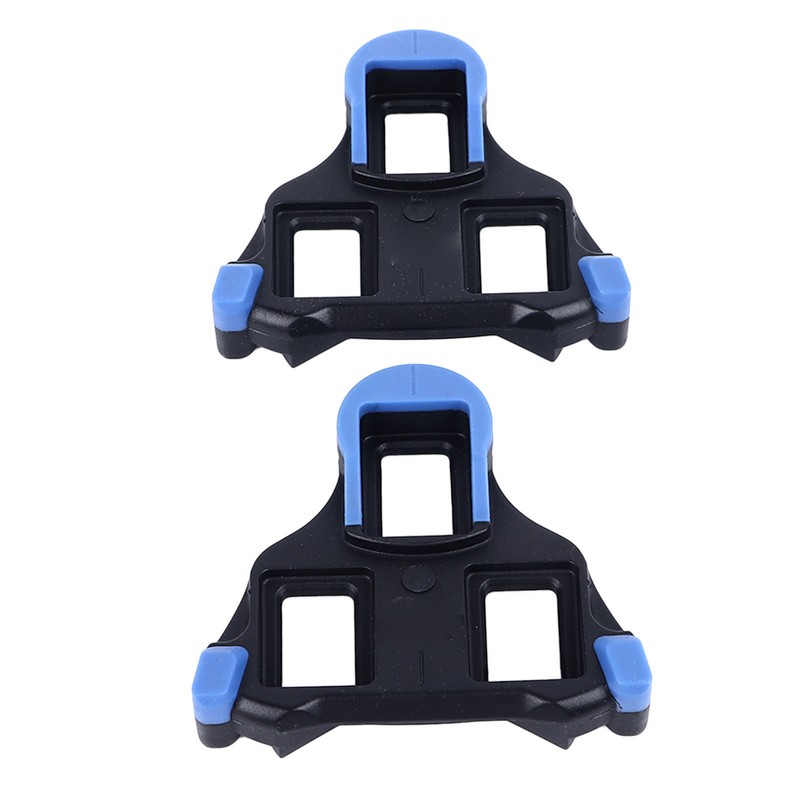 Bicycle Cleats Enhance Stability Grip Foot Pedal Self Locking Tabs