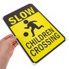 JECOMPRIS 2pcs Safety Signs Slow at Play Signs Sidewalk Signs