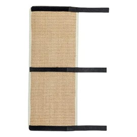 LALOCAPEYO Natural Sisal Cat Scratcher and Bed-Durable Replaceable Scratching Surface,Non-Slip Furniture Protector for Sofas,Chairs,Desk Legs,Washable Anti-Scratch Rug for Neutral Home Decor (pc)