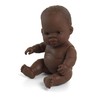 Babypuppe afrikanisches Mädchen 21cm-31144