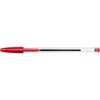 BIC Cristal Xtra Smooth Ballpoint Pen, Medium Point (1.0mm), Red,