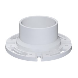 SEAFLO RV Toilet 3" Socket Floor Flange (SFRTK1-001) - White - Fits All RV Toilets (SFRTPH-01-01, SFRTPH-01-02, SFRTPH-02-01) - Secure Fit for 3" to 4" Drain Pipes