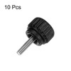 sourcing map 10pcs Knurled Clamping Knobs Thumb Screws M3 x
