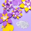 PATIKIL Brads Paper Fasteners, 200 Pcs Mini Metal Snowflake Pastel