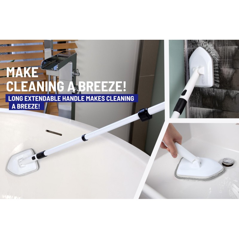 Moku Home Replacement Scrubber Refill for Extendable Tub Tile Shower