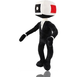 Skibidi Toilet Plush Toy, Skibidi Toilets Plush Cuddly Toy, Creative Skibidi Toilets Plush Toy for Children, Funny Skibidi Toilets Stuffed Toy Dolls for Children's Birthday Parties (Cameraman B)