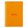 Rhodia cfa5pucvor PU Leather Cover, Orange (Stapled Notebook, A5, 0.2