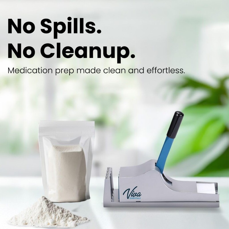 VivaEssentials Medical Pill Crusher (Pill Pouches Sold SEPERATLEY)