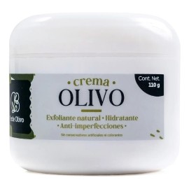 Crema Hidratante Artesanal Extracto Hoja Olivo Tarro 110gr