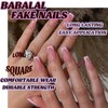 BABALAL Acrylic Press ons Nails Stick on Fake Nails -