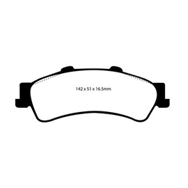 EBC Brakes DP61630 6000 Series Greenstuff Truck and SUV Brake Pad