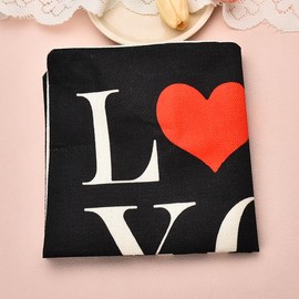 Love You More Cushion Covers for Mum Dad Christmas Gifts for Girlfriend Boyfriend Throw Pillow Covers Black for Wife Husband Birthday Gifts for Best Friends Home Decor Accessories