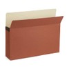 Blue Summit Expanding File Pockets, Letter Size, 5.25” Expansion, Redrope
