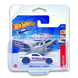Hot Wheels - Ford Mustang GT Concept - HW Rescue 4/10 - HCW25 - Short Card - Track Patrol - Track Stars - Mattel 2022-1:64