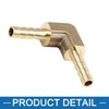 A ABSOPRO Hose Barb Elbow 90 Degree Brass Fitting for