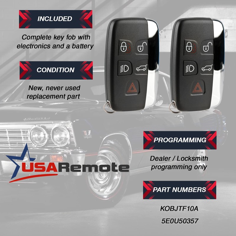 Key Fob Keyless Entry Remote fits Land Rover Range Rover