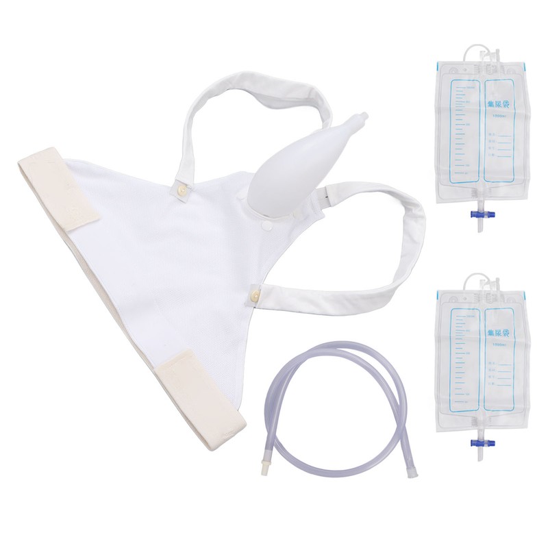 Male Urinal Pee Holder Breathable Prevent Leak Soft Silicone Urine