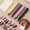 8 Pack 5 Petal Flower Nail Dotting Pen 1.8mm Fine