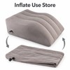Inflatable Leg Elevation Pillow – Lightweight PVC Wedge Foot &