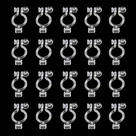 BEAUTY PLAYER Non-Hole Earrings, Resin Earrings, Converter, Hypoallergenic, 10 Pairs 20 Pieces, Accessory Parts, DIY, Handmade, Craft Supplies (Piercing 10 Pairs)