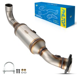 PHILTOP High Flow Catalytic Converter Compatible with Ford 2015-2020 F-150 5.0L Direct-Fit Catalytic Converter Kit 21467,645165,52606,FL3Z5E212G (EPA Compliant)