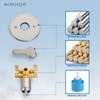 Airuida Round Single-Function Shower Handle Valve Trim Kit Shower Valves