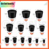 Tanstic 32pcs Solid Rubber Stoppers 13 Assorted Sizes 000#-10# Tapered