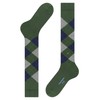 Burlington King Knee Socks Opaque Cotton (Organic), Green Eucalyptus 7502