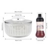 Electric Salad Spinner, 6L Lettuce spinner,Large Capacity Salad Vegetable Dryer,Fruit