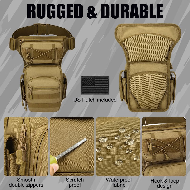 Protector Plus Tactical Drop Leg Bag Military Tool Gear Fanny