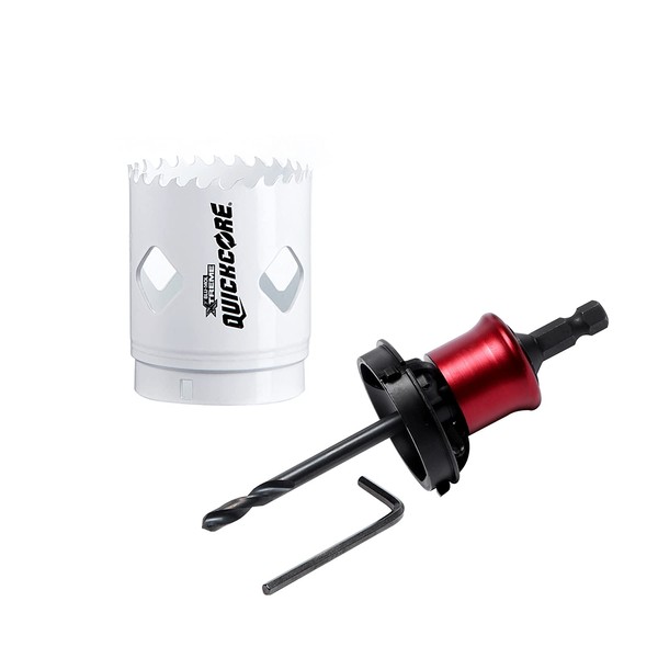 Disston QUICKCORE Recessed Light Bi-Metal Hole Saw Kit with 4-1/2"