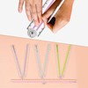 4 PCS Folding Rulers, 30cm Foldable Ruler 15cm Clear Rulers