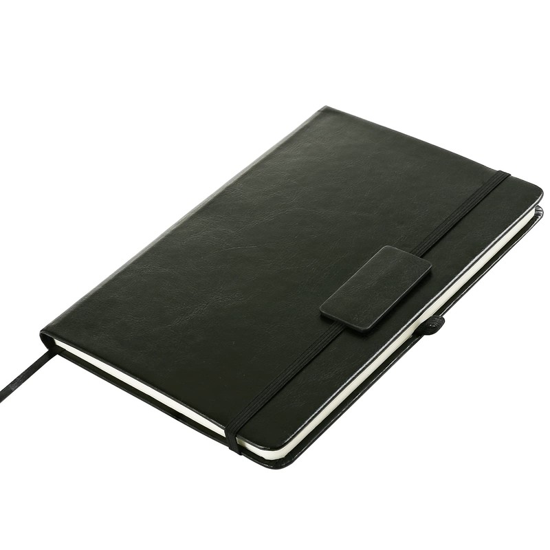 Kesote A5 Cuaderno con Cubierta Dura Libreta Negra con Banda
