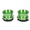 1 Pair 10 Inch Opener Polished Aluminum NAB Hub Adapters
