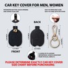 ANHBKAR Leather Keys Sleeve for Broken Car Key Loop Replacement