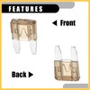 REPAIROCK 50 Pcs Mini 7.5AMP APM/ATM Universal Car Fuse Blade