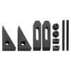 Wabeco Clamping Claw Set 10 Pieces for T-Slot Width 10