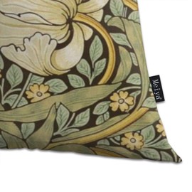 Rasyko William Morris Pimpernel Vintage Home Decorative Throw Pillow Case Cushion Cover for Gift Home Couch Bed Car 18X18inch