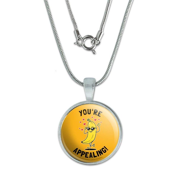 GRAPHICS & MORE You're Appealing Banana Funny Humor 0.75" Pendant