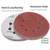 YoiYee 60 Grit Sanding Discs Pads, 8 Holes, 125mm/5-inch Hook
