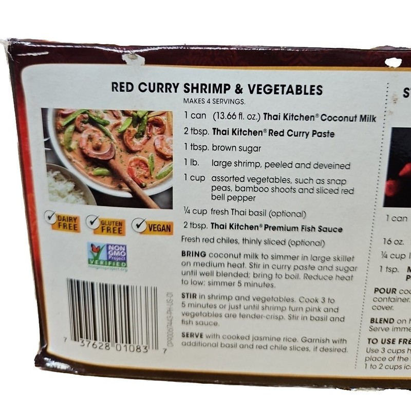 Thai Kitchen COCONUT MILK FOR COOKING BAKING BEVERAGES 4 CANS-13.66