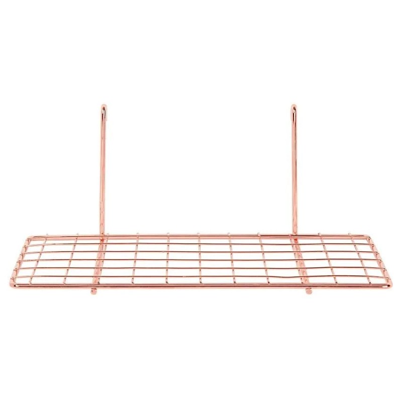 Realspace Rose Gold Wire Hanging Organizer System, Shelf Attachment