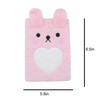 ZGMYC Plush Bunny Notebook Diary for Girls Kids A5 Lined
