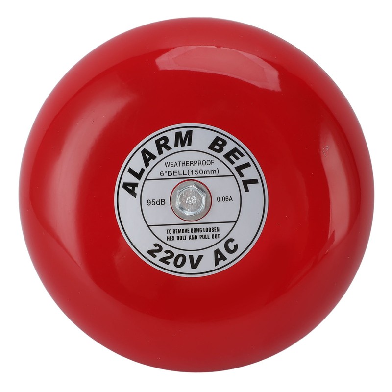 Fire Alarm Bell High Sensitivity Super Loud Sound Electric Round