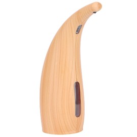 Hapivida Induction Soap Dispenser Non-Contact Automatic Soap Container with Light Wood Grain Suitable for Bathroom, Kitchen, Restaurant and Hotel