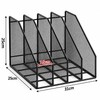 Metal Mesh Desk File Organizer for Documents and Books –