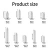Pack of 400 Self Tapping Screws Flat Head Screws M3/M3.5/M4/M5