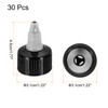 MECCANIXITY 30 Pack Twist Top Cap 28/410 Black Dispensing Squeeze